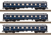 Trix 23628 - H0 - Schnellzugwagen-Set 06, DB, Ep. III